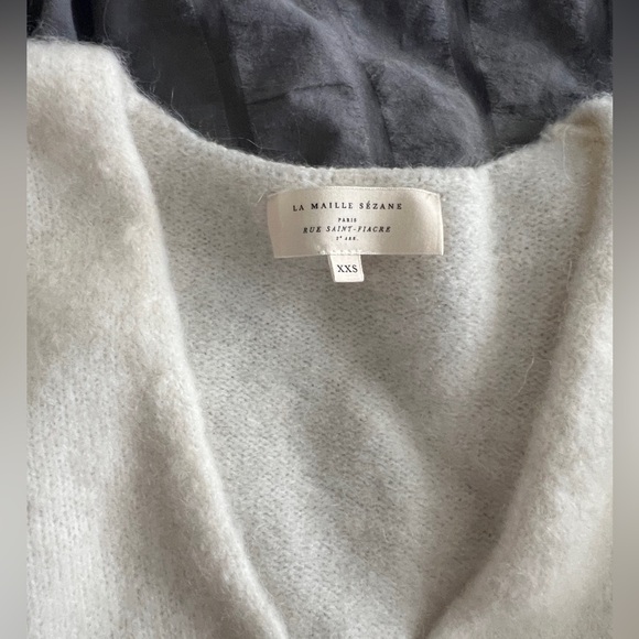 Sezane Denisa Jumper in Ecru XXS (runs large!) - Picture 2 of 4